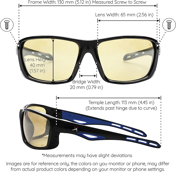 X Power Photochromic Lenses Safety ANSI Z87+ Impact Resistant Polycarbonate Lens & Frame