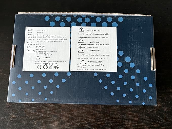 Tire Inflator Portable Air Compressor: Cordless Deflatable Air Pump for Car Tires - 150PSI Tire Pump with Pressure Gauge for Car Bike Motorcycle