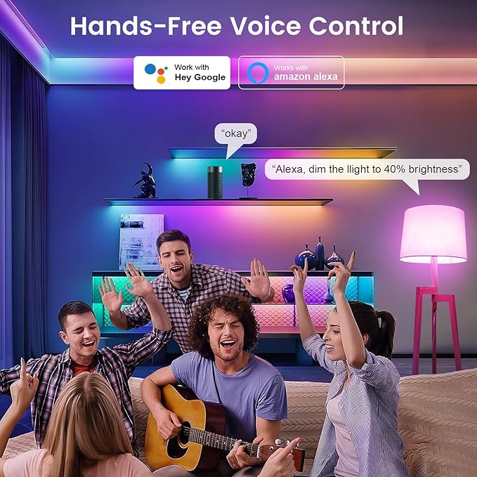 OHLUX Smart Candelabra Led Light Bulbs, E12 Base Led Bulb 4W 40 Watt Equivalent WiFi Candle Small Bulbs Compatible with Alexa/Google Assistant, Color Change Alexa Light Bulbs 2.4GHz WiFi Only,1 Pack