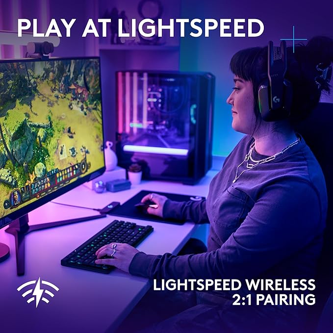 Logitech G502 X PLUS Wireless Gaming Mouse & G515 LIGHTSPEED TKL Wireless Gaming Keyboard, Fully Programmable RGB Low-Profile Keyboard & Mouse Combo PC/Mac