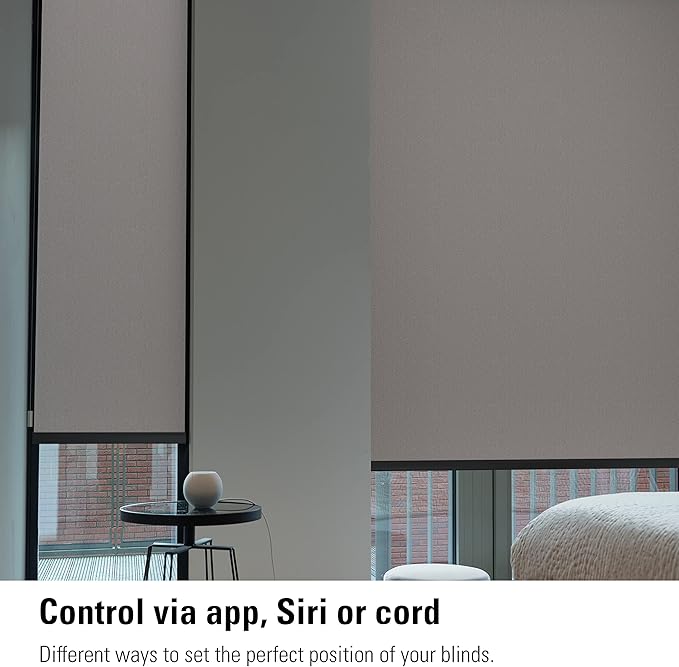 Eve MotionBlinds Upgrade Kit for Roller Blinds (Apple Home) – Motor to upgrade existing indoor blinds, schedules, no bridge, Bluetooth/Thread