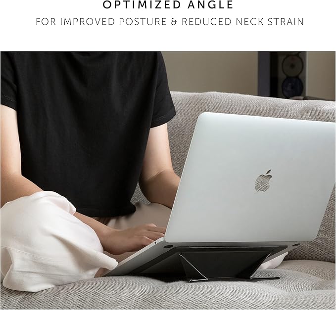 Native Union Rise Laptop Stand – Ultra-Slim Portable Folding Laptop Stand – Ergonomic & Optimized Viewing Angle – for All Laptops 13-16"