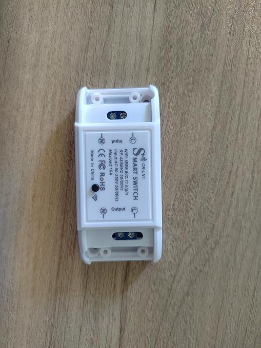 Smart WiFi Light Switch, RF Wireless Remote Control Switch Kit, APP and 433MHz, Compatible with Alexa, Google Home, Voice Control, Timer Function, No Hub Required, 1 Way, 10A