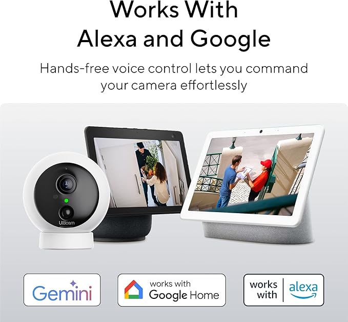 Dot 2K QHD Wireless Smart Security Camera, 170° Wide Angle, AI Human Detection, 2 Way Audio, Night Vision, Free 7 Day Cloud Storage, Indoor/Outdoor, 2.4Ghz Only