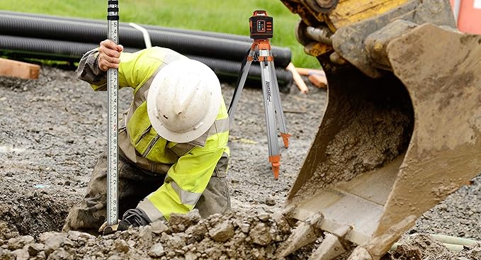 Johnson Level & Tool 99-027K Self-Leveling Rotary Laser System, 8.75", Red, 1 Kit