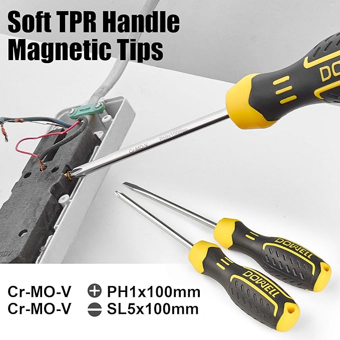 DOWELL Tool Kit Tool Set 116-Piece Household Tool Set Home Hand Tool Kit with Toolbox Storage Case HYT116