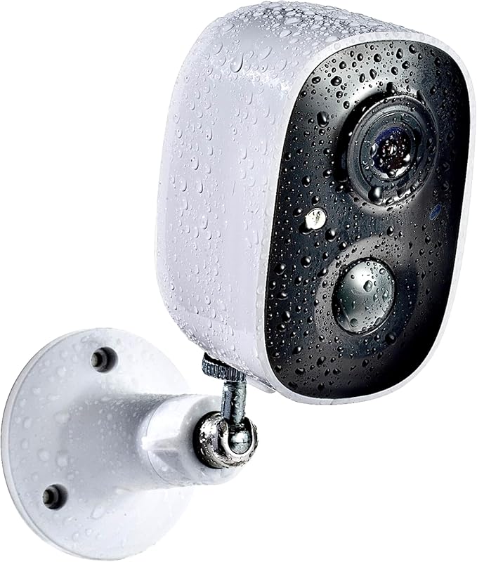 GMK Security Camera Wireless Outdoor, 2K Color Night Vision AI Motion Detection 2-Way Talk Battery Powered WiFi Home Indoor Camera IP65 Weatherproof Spotlight Siren Alarm Cloud/SD Storage