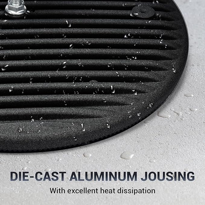 6 Pack 200W UFO Led High Bay Light,IP66 Waterproof,120VAC,30500LM 5000K Daylight Commercial Bay Lighting,850W MH/HPS with Plug Area Lighting for Warehouse/Shop/Workshop/Barn/Gym/Factory