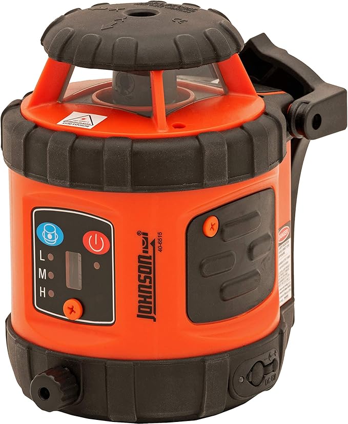 Johnson Level & Tool 40-6516 Self-Leveling Rotary Laser Kit, 15.86" x 6.85", Red, 1 Kit