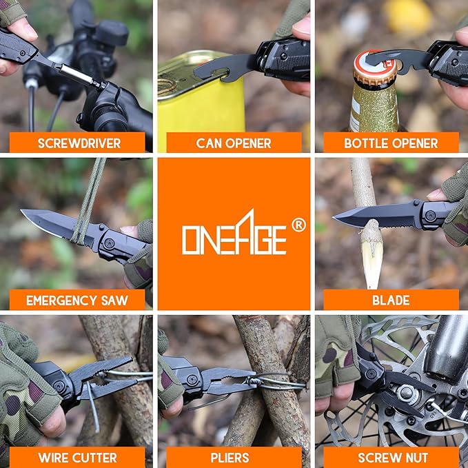 Grandpa Gifts, "BEST GRANDPA EVER" Multitool Knife, Stocking Stuffers for Grandpas, Grandpa’s Christmas Birthday Gifts Idea for Grandfather, Grandpa Fathers Day Gift, Grandpa’s Gift