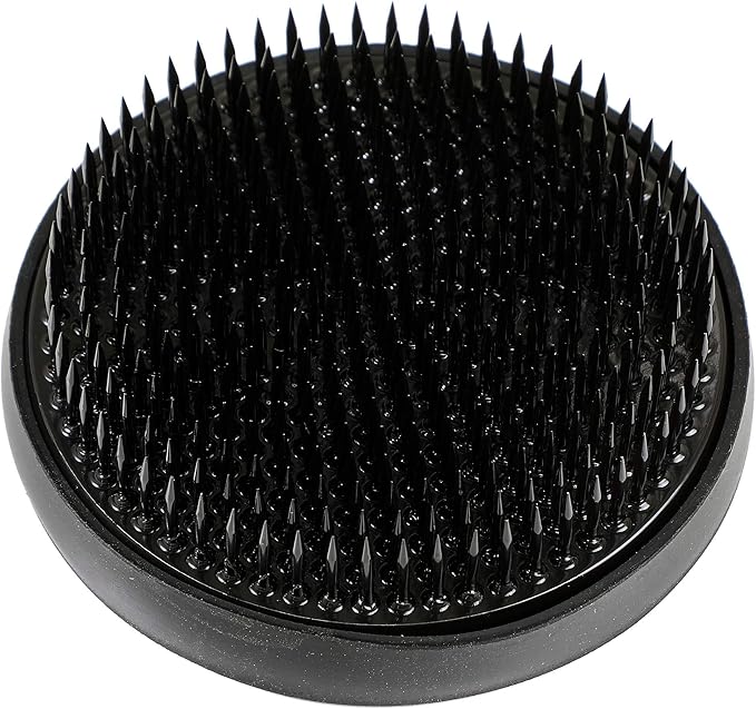 Wazakura Made in Japan Ikebana Tool Kit - Ikenobo Scissors + Black Kenzan Flower Holder, Japanese Floral Arrangement Set, Florist Shears and Pin Frog Gift Box Set - Black 3-1/4" (80mm)