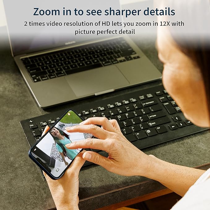 Arlo Pro 5S Spotlight Security Camera 2K HDR with Solar Panel Bundle | Outdoor | Wireless with Spotlight | Dual-Band Wi-Fi | 12X Zoom, Color Night Vision | Battery gets Charged with Solar Panel, White