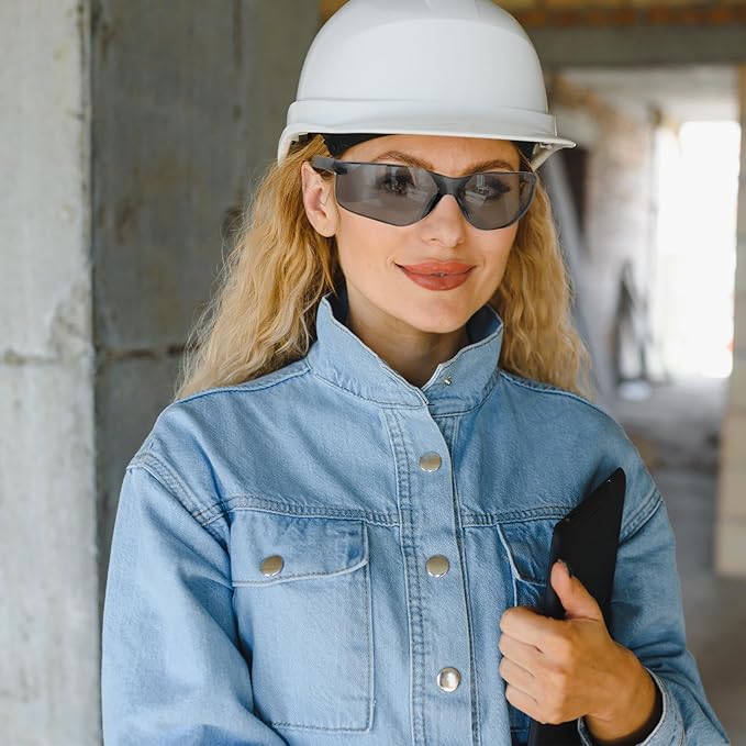 Safety Glasses for Men Women ANSI Z87.1 Safety Glasses Bulk Protective Eyewear Scratch-Resistant