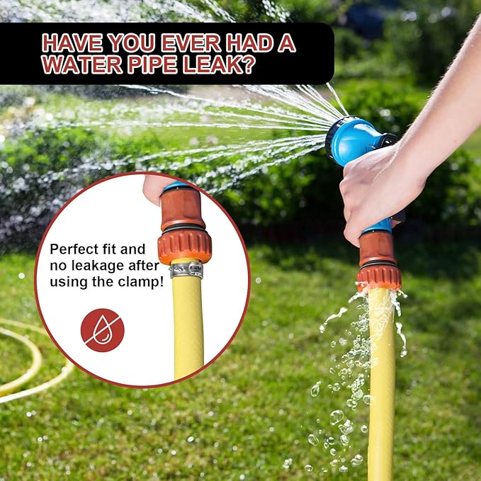 120PCS 1/2",3/4" PEX Clinch Clamps Kit, Premium 304 Stainless Steel Pex Clamps PEX Clamp Rings, Rings Pinch Clamps for PEX Tubing Pipe Fitting Connections By Hydencamm