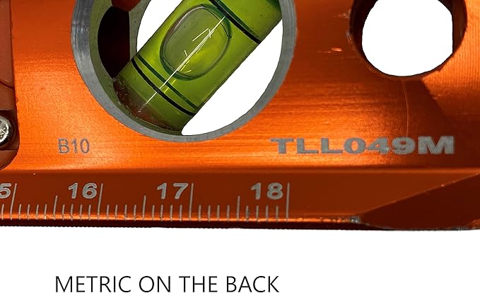 Swanson Tool Co TLL049M Savage Lightning Aluminum Torpedo Magnetic Illuminated Levels, 9", 3 Vials