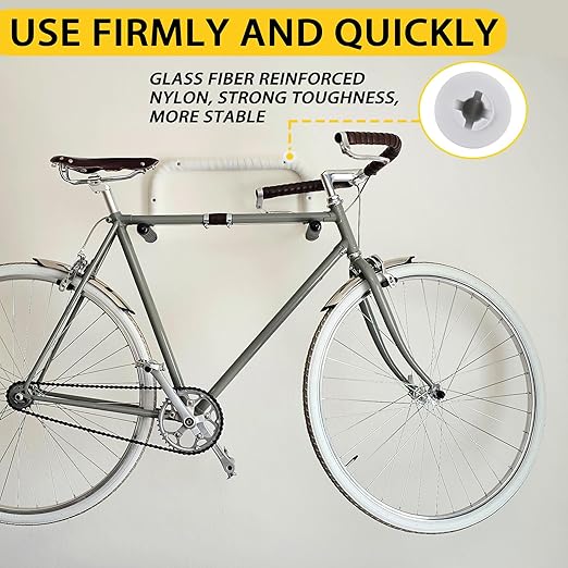 100PCS Self Drilling Drywall Anchors and #8 Screws, Wall Anchors for Drywall Heavy Duty Holds Upto 75LB, No Pre Drill Hole Required, Dry Wall Screws and Anchors Kit and Screwdriver