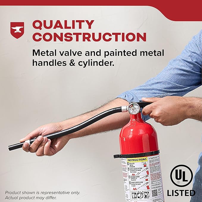 Kidde Multipurpose Fire Extinguisher for Home, Office, Dorm, Residential 3A40BC