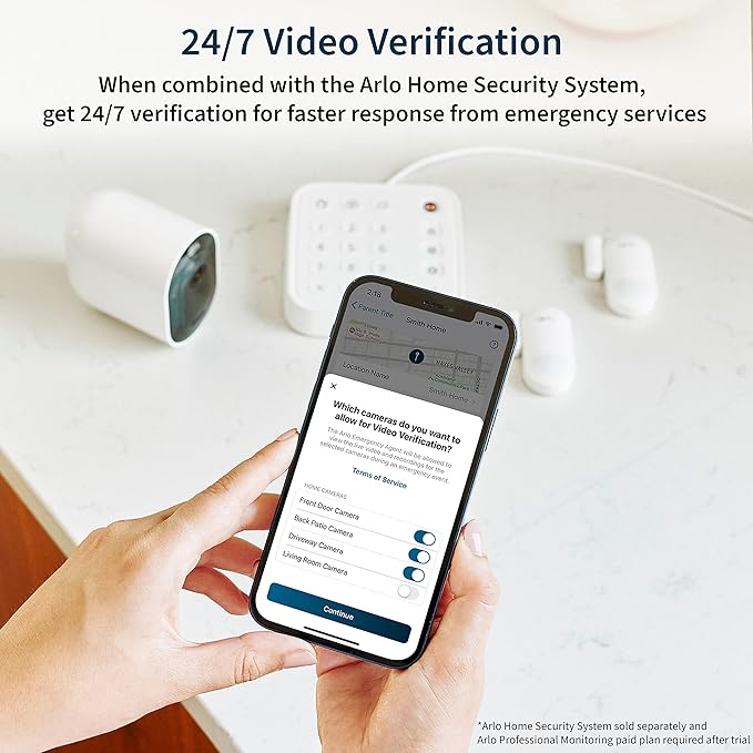 Arlo Pro 5S Spotlight Security Camera 2K HDR with Solar Panel Bundle | Outdoor | Wireless with Spotlight | Dual-Band Wi-Fi | 12X Zoom, Color Night Vision | Battery gets Charged with Solar Panel, White