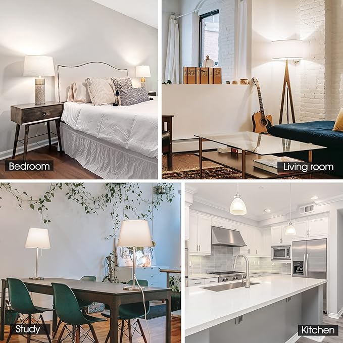 Energetic 75W Equivalent A19 LED Light Bulb, 4000K Cool White, Non-Dimmable LED Light Bulb, 1200lm, UL Listed, E26 Medium Base, 12-Pack