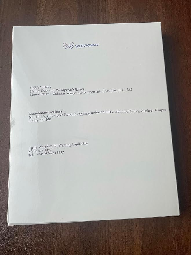 Weewooday 48 Pcs Safety Glasses One Size Safety Eyewear Eye Protection Goggles with Clear Protective Lens for Work Lab