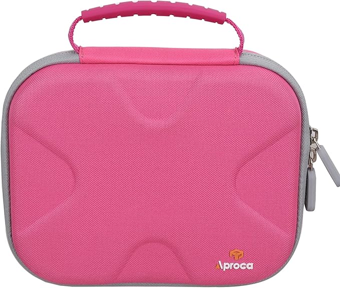 Aproca Tool Case Compatible with Hi-Spec 27pc Power Screwdriver Set, Portable Storage Bag for Cordless and Accessories - Pink (Case Only)