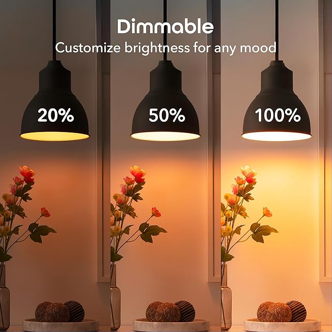 Geeni Prisma Plus 800 Dimmable Smart Light Bulbs with 2.4 GHz Wi-Fi Connectivity – Color-Changing & Tunable White, A19 LED Smart Bulb – Works with Alexa & Google, 2-Pack