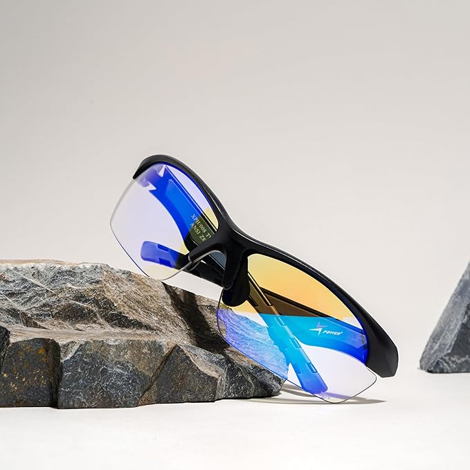 X Power Photochromic Lenses Safety ANSI Z87+ Impact Resistant Polycarbonate Lens & Frame