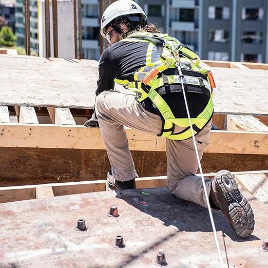 Peakworks Fall Protection Leading Edge Self Retracting Device (SRD) - 60 ft Single Leg Cable w/Swivel Snap Hook - Certified ANSI Z359.14-2021 Class 2 LE SRD (Available in Multiple Lengths & Styles)