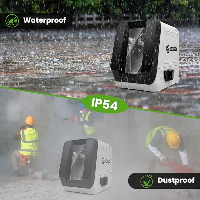 Self Leveling Laser Level, Green Cross Line Laser Level, Lazer Leveler Tool for Picture Hanging Construction Floor Tile Wall, Rotary Nivel Laser Magnetic Bracket Carrying Case Battery Included