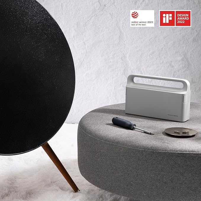 HOTO 18-Piece Tool Kit, Electric Screwdriver w/LED, 3 Torque, 10 Bits, Basic Home Tool Kit - Compact & Portable w/Hidden Buckle, Home Repair Set for DIY Projects/Dorm Repairs/Assembling