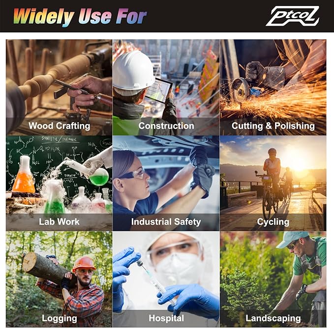 28 Pack Safety Glasses BLACK Frame (Bulk Pack of 24+4) Unisex Clear Anti-Scratch Protective Goggles Impact Resistant Lens Eyewear with ANSI Z87.1 Certified for Construction, Shooting and Laboratory