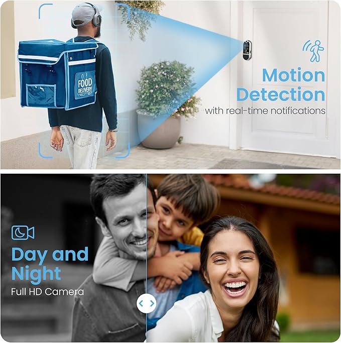 Lockly Vision Elite Video Smart Lock with Camera, Smart Wi-Fi Deadbolt for Front Door, PIN Genie® Keypad, Fingerprint Door Lock, Motion Sensor, App Remote Control, 2 Way Audio Doorbell, No Monthly Fee