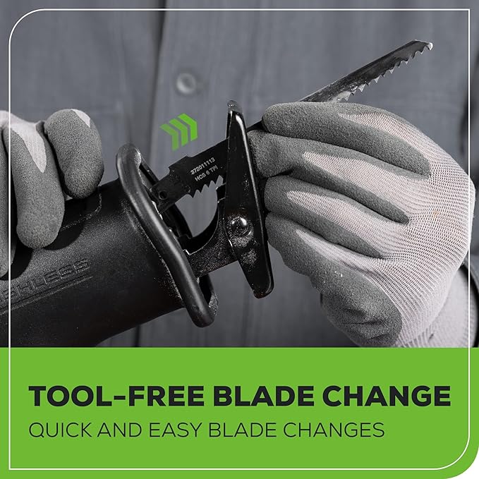 Greenworks 24V Cordless Power Tool Combo Kit, Jig Saw with 4Ah USB Battery & Charger, Circular Saw (7-1/4") & Reciprocating Saw, Brushless Motors, 3000 SPM & 4500 RPM