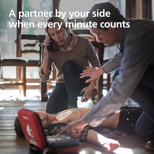 Philips HeartStart Home AED Defibrillator with Training Pads Cartridge, M5068A-C02