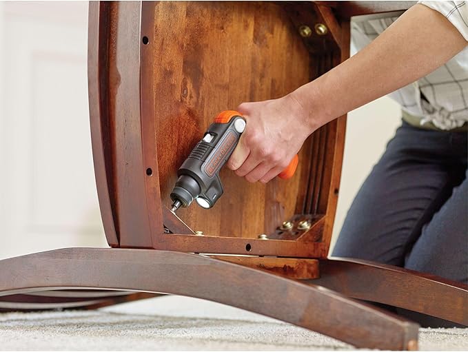 BLACK+DECKER 4V MAX* Cordless Screwdriver with LED Light (BDCSFL20C)