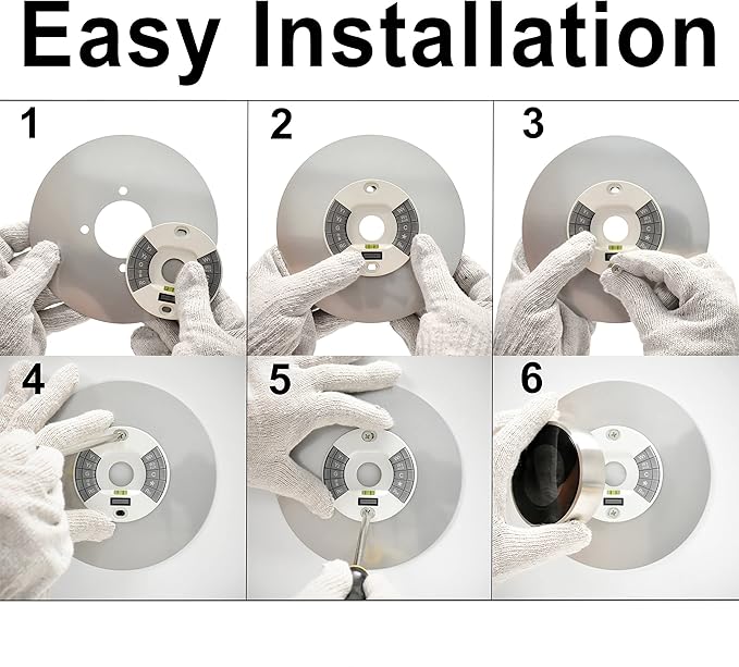 Performore Humble Abode Creations Nest Thermostat- 6" Stainless Steel Wall Plate Cover, Compatible with 1st, 2nd, 3rd Generations and Nest Thermostat E (Not Compatible with 2020 New Models)