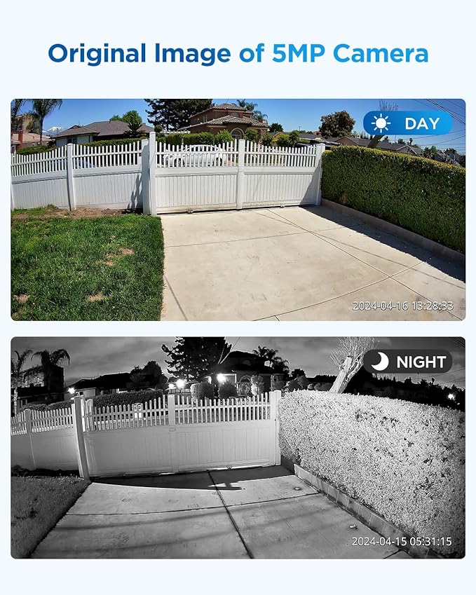 4COVR 32 Channel Security Camera System PoE & AI Human Vehicle Detection, 24Pcs 5MP 110ｰ Wide View Angle Dome IP Camera IP67, 4K UHD NVR 8TB HDD, Commercial Surveillance Outdoor, LY97SA5M3224