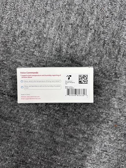 SwitchBot WiFi Thermometer Hygrometer 3 Pack with Hub Mini, IP65 Indoor Outdoor Thermometer Wireless, Humidity/Temperature/Dewpoint/VPD/Absolute Humidity Sensor with Smart Alerts, Works with Alexa