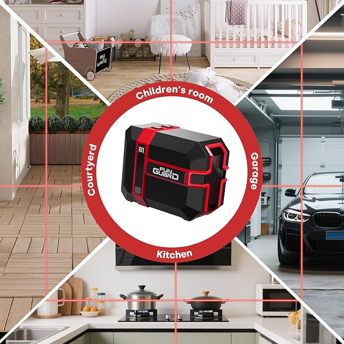 Red Laser Level Type-C Rechargeable Self Leveling Cross Laser Line with Pulse Mode, 360°Magnetic Bracket for Floor Tiles Construction Home Decoration etc.