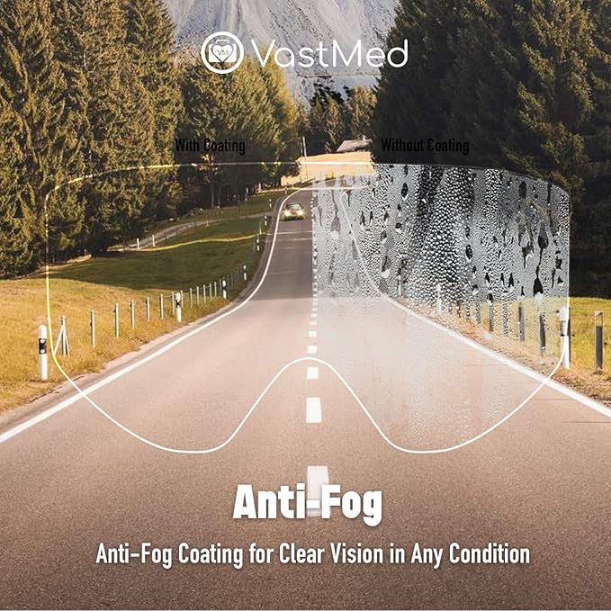 Anti-Fog Protective Safety Goggles Glasses Clear Lens Wide-Vision Adjustable Dust Goggles that Fit Over Glasses