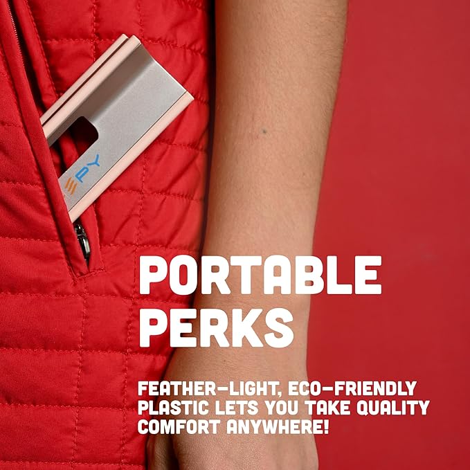 Steepy Adjustable Laptop Stand - 3 Heights Computer Riser for Desk - Portable With Adjustable Height