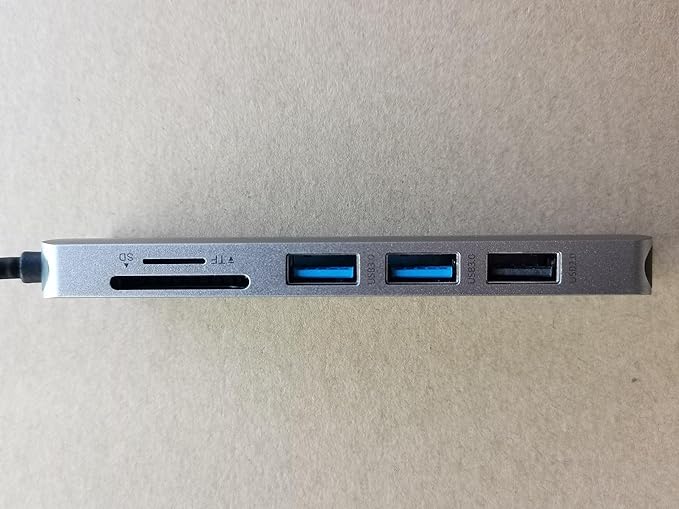 USB C Hub HDMI Adapter for MacBook Pro/Air, 7 in 1 USBC Dongle with HDMI, SD/TF Card Reader, USB C Data Port,100W PD, and 2 USB 3.0 Compatible for MacBook Pro/Air, Dell XPS, Lenovo Thinkpad.