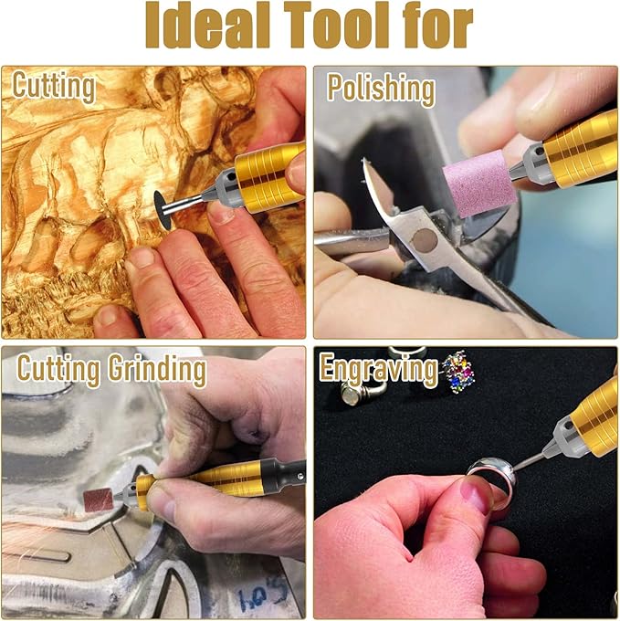 FlySkip Flex Shaft Rotary Tool with Foot Pedal Control,High-Powered 1200W Flex Shaft Grinder,30000RPM Hanging Grinding Machine 6.5mm Rotary Carver for Jewelry Polishing Grinding Sanding Metalworking