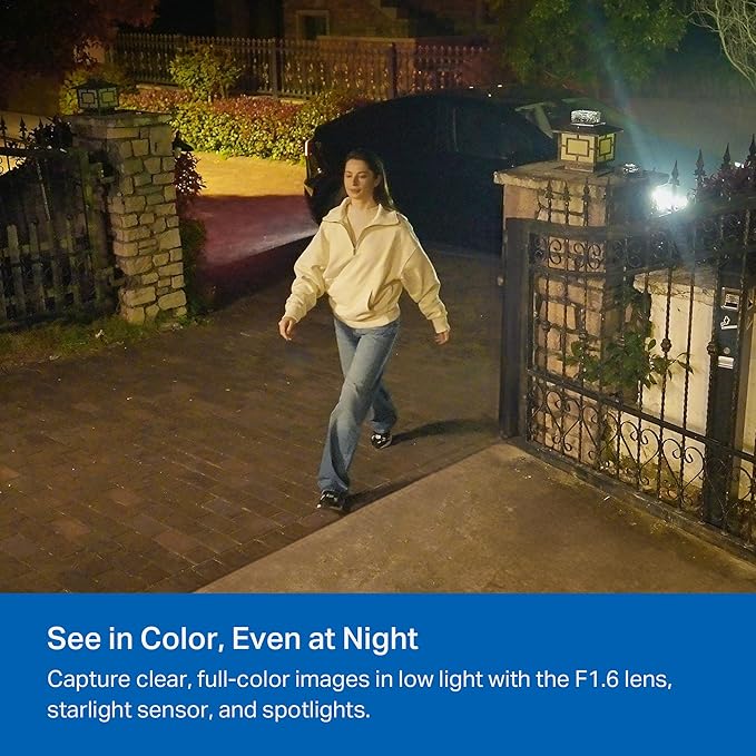 Tapo 4K Ultra HD Outdoor Battery Security Camera – Up to 200 Day Battery, Free Person/Vehicle Detection, Starlight Color Night Vision, Works w/Alexa and Google Home, MagCam 4K