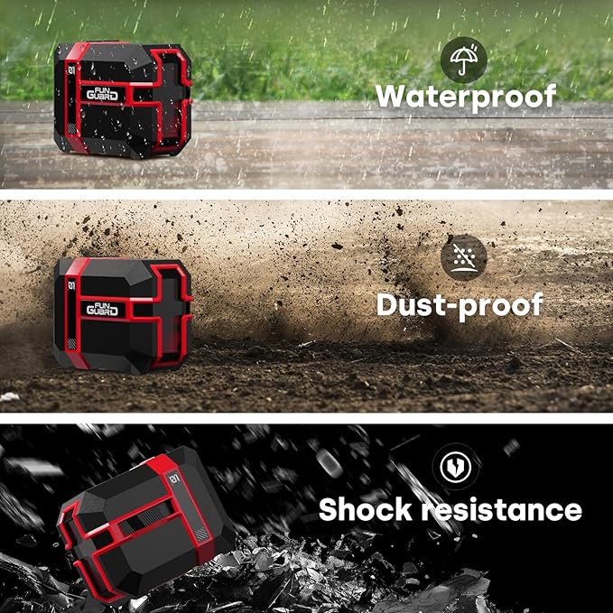 Red Laser Level Type-C Rechargeable Self Leveling Cross Laser Line with Pulse Mode, 360°Magnetic Bracket for Floor Tiles Construction Home Decoration etc.