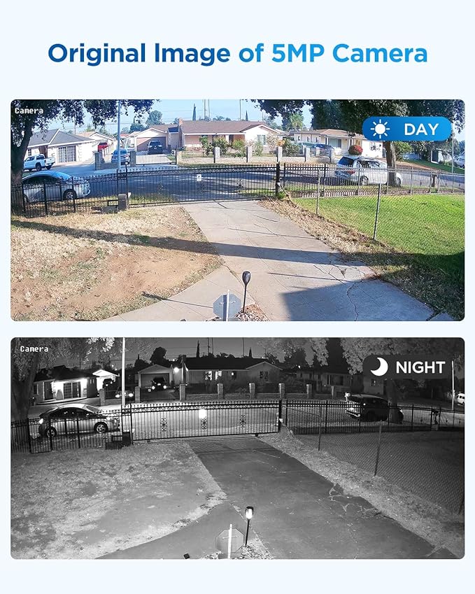 4COVR NVR Security Camera System, 4Pcs 5MP IK10 Vandal-Proof Dome PoE IP Camera with Mic, AI Human Vehicle Detection, 8CH 8MP H.265 NVR with 2TB HDD, IP67 Home Weatherproof Outdoor, LY54AX5M0804