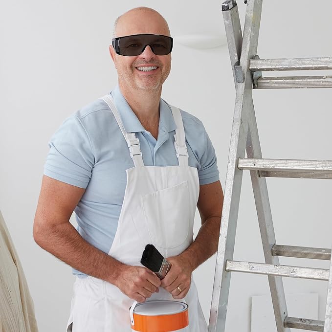 UNCO- Safety Goggles Over Glasses, Protective Goggles, Safety Goggles Anti Fog, Work, Safety Glasses Over