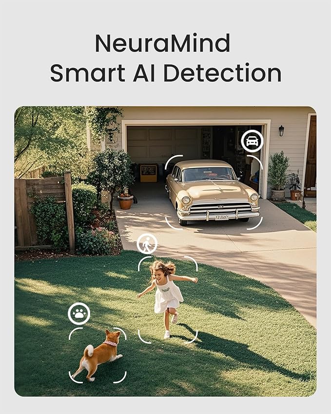 youkey Wi-Fi Outdoor Camera with Spotlight, Plug-in, 2.5K Color24 Enhanced Night Vision, 2.4/5GHz WiFi 6 Wired Camera for Home Security, AI Human/Vehicle/Pet Detection, IP67, 130°FOV, No Monthly Fees