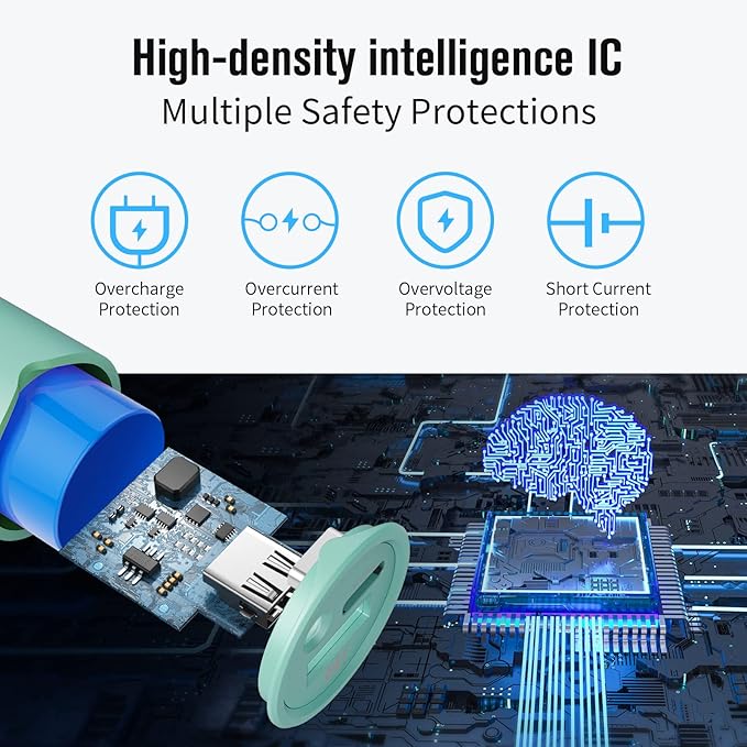 Portable Charger, S03 2-Pack 5000mAh Power Bank Fast Charging, with Flashlight Compatible with iPhone 14/13/12/11 Series and Android Phone, Green and Green