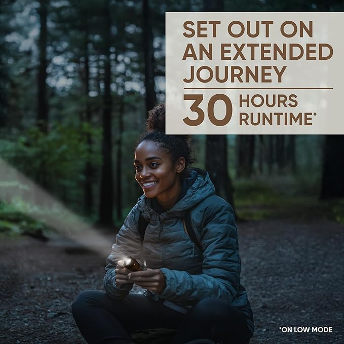 Energizer Jeep Power Indicator Rechargeable LED Flashlight, 1,000 Lumens, Rechargeable Flashlight with Trail-Ready Construction and Easy-to-Read Digital Power Indicator Display